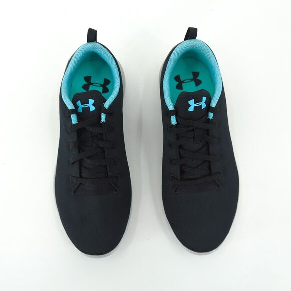 Under Armour Women 7.5 Street Precision Sport Sneakers Elemental Black NEW FLAW - Picture 2 of 9
